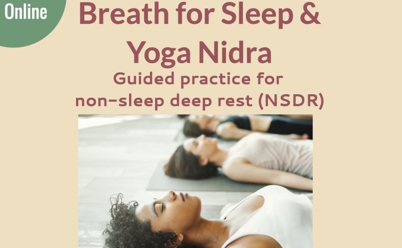 25 March @ 8pm – Breath for Sleep & Yoga Nidra