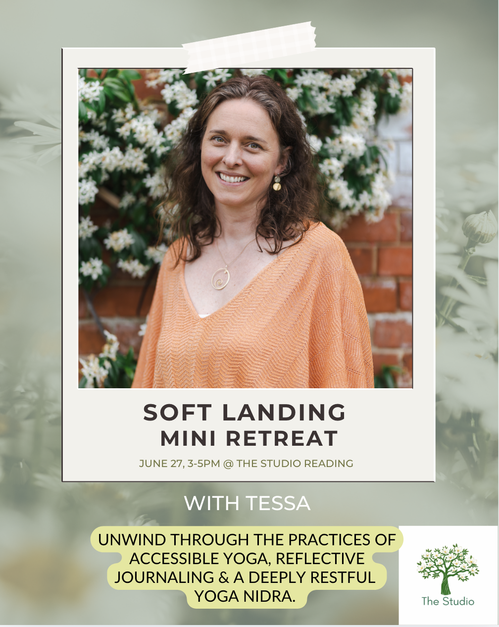 Mini retreat with Tessa Venuti Sanderson yoga teacher